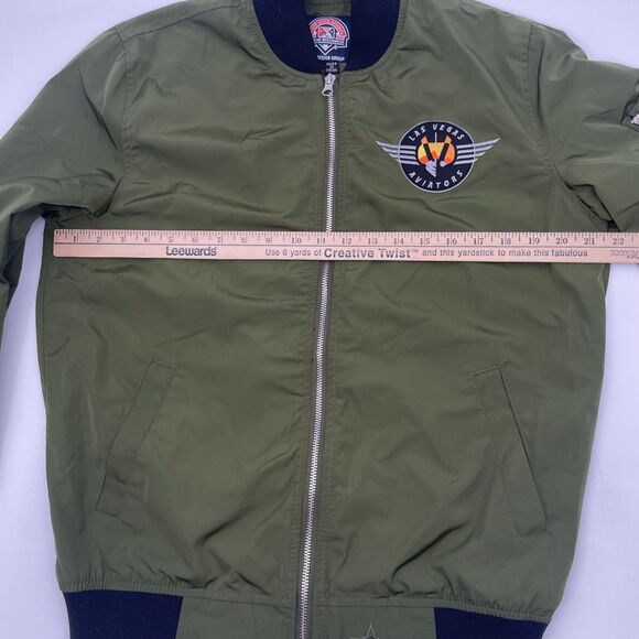 Las Vegas Aviators Jacket S Olive Green Minor League Baseball MILB Lightweight - Picture 7 of 13